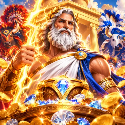 capa do Gates of Olympus com Zeus